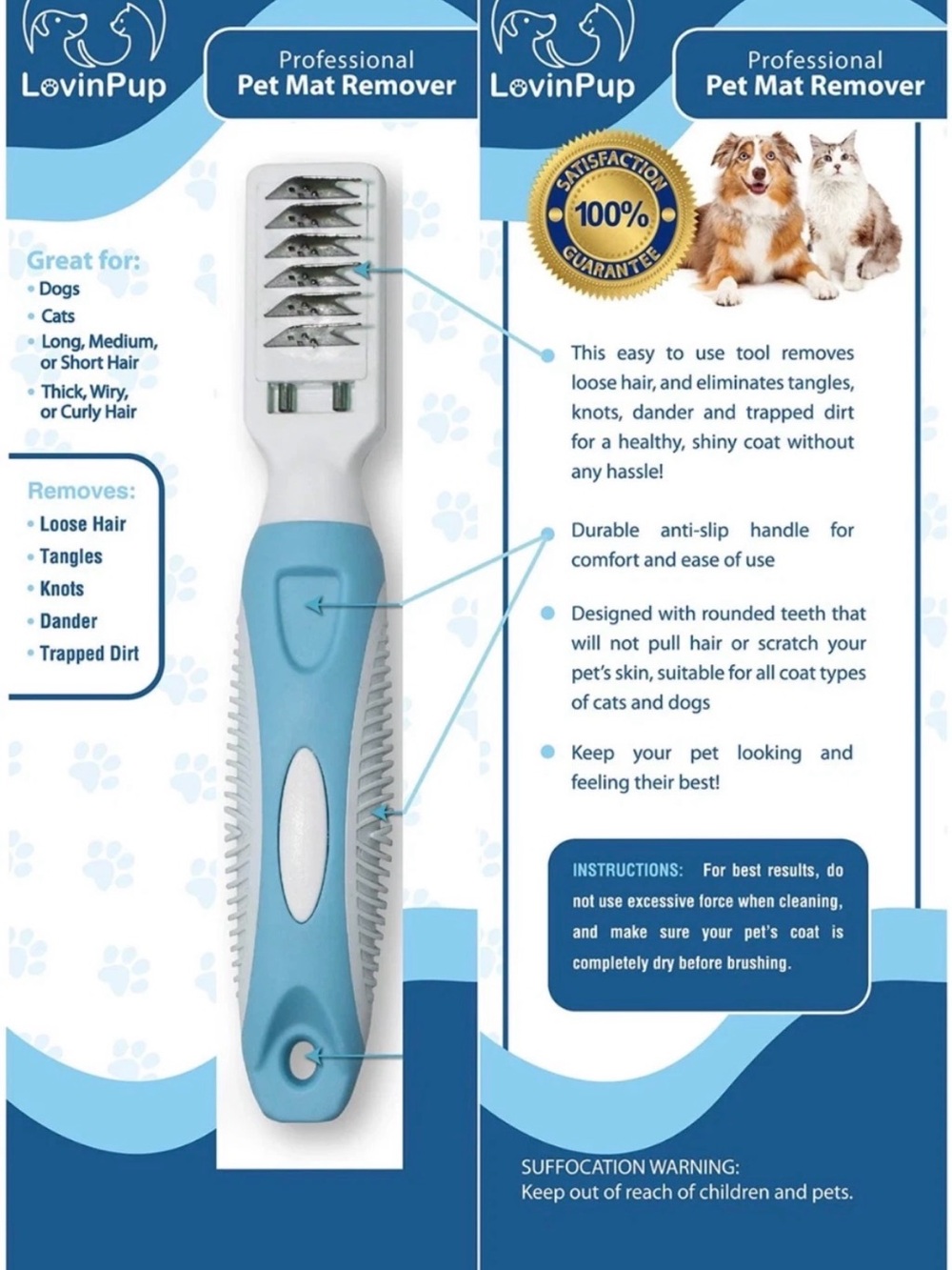 LOVINPUP Pet Mat Remover